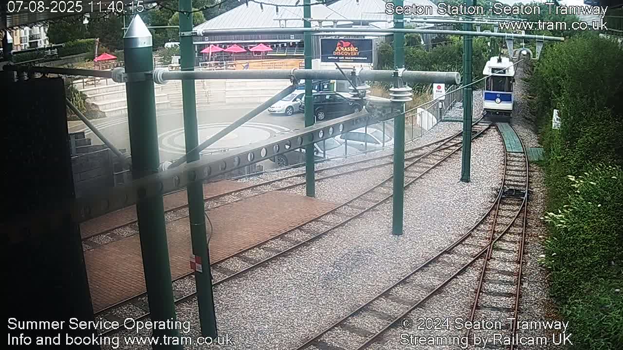 Seaton Tramway  Station Live Cam - East Devon, Devon, South West, England, United Kingdom