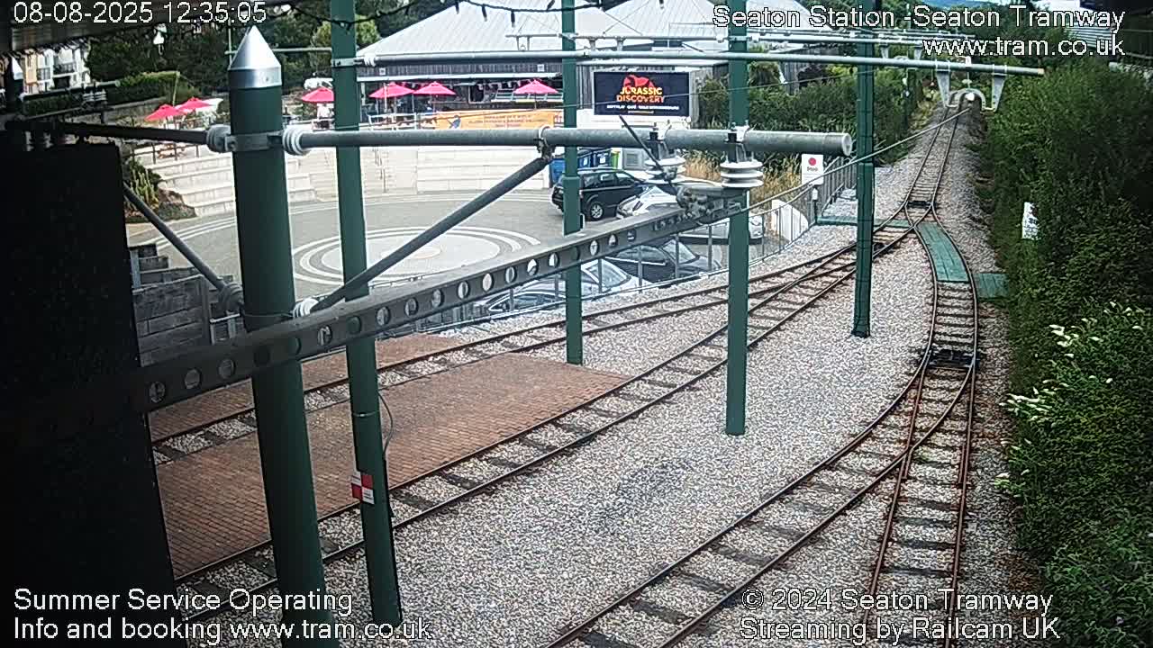 Seaton Tramway  Station Live Cam - East Devon, Devon, South West, England, United Kingdom