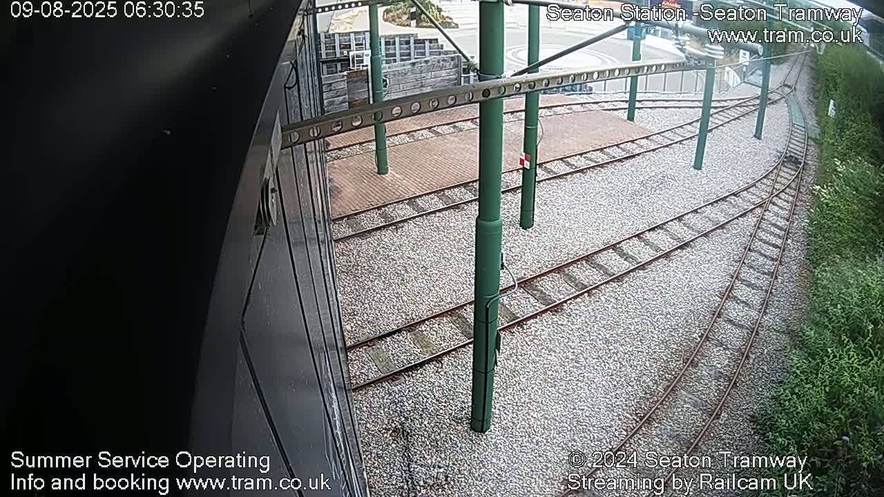 Seaton Tramway  Station Live Cam - East Devon, Devon, South West, England, United Kingdom