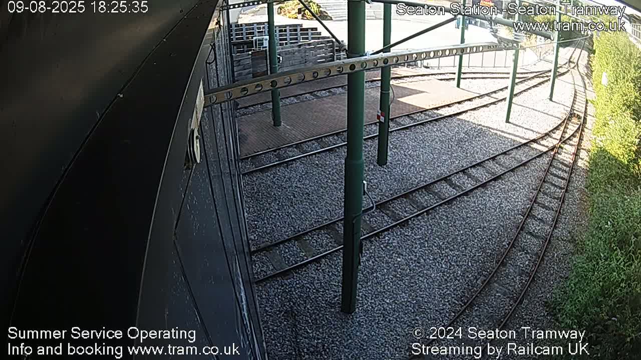 Seaton Tramway  Station Live Cam - East Devon, Devon, South West, England, United Kingdom