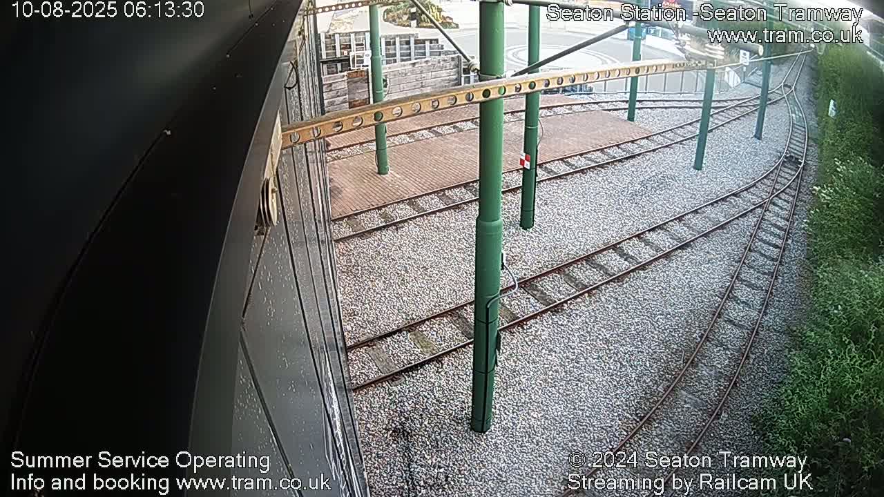 Seaton Tramway  Station Live Cam - East Devon, Devon, South West, England, United Kingdom
