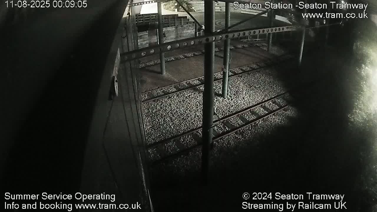 Seaton Tramway  Station Live Cam - East Devon, Devon, South West, England, United Kingdom