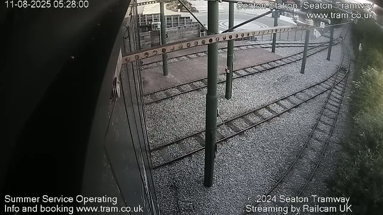 Seaton Tramway  Station Live Cam - East Devon, Devon, South West, England, United Kingdom