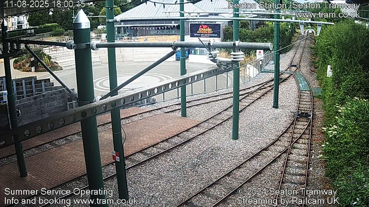 Seaton Tramway  Station Live Cam - East Devon, Devon, South West, England, United Kingdom