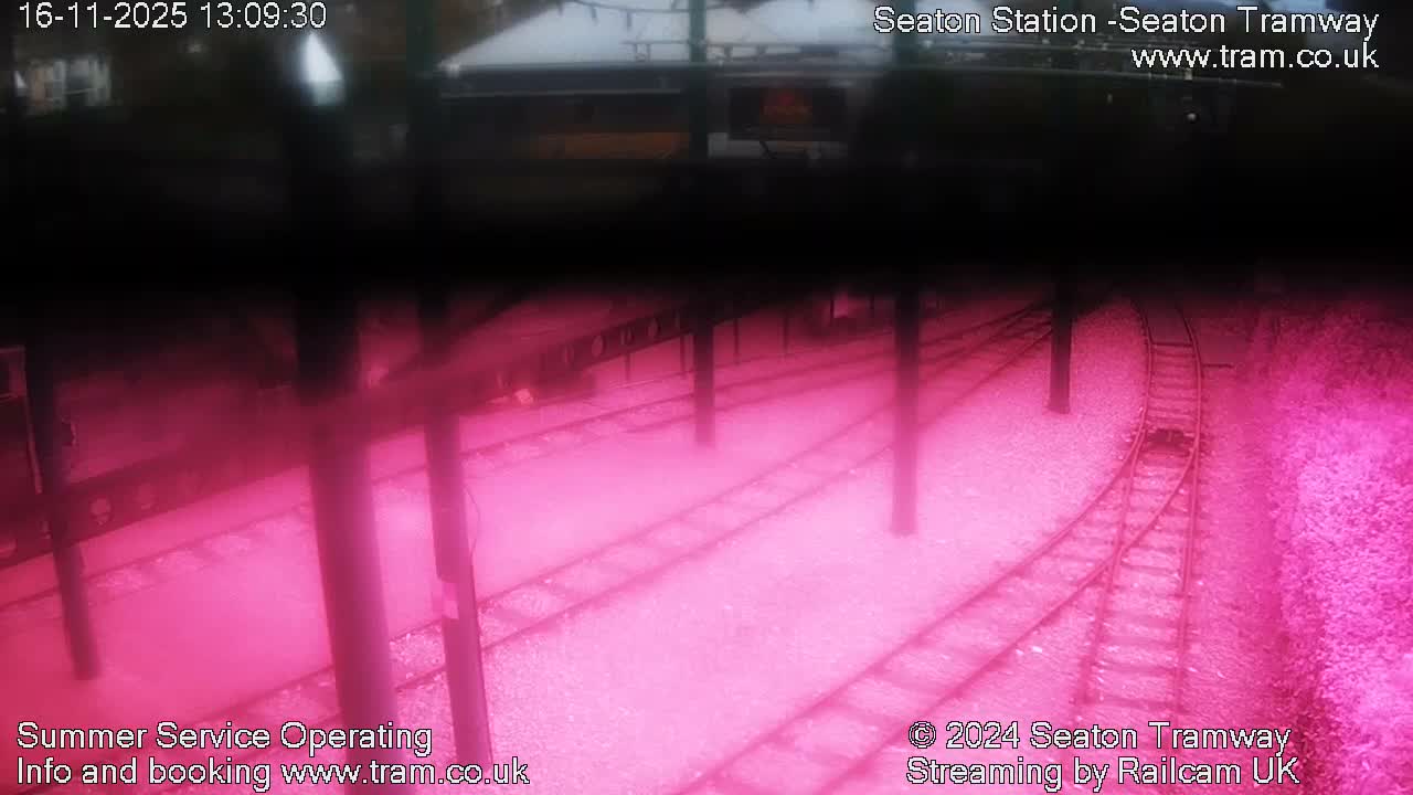 Seaton Tramway  Station Live Cam - East Devon, Devon, South West, England, United Kingdom