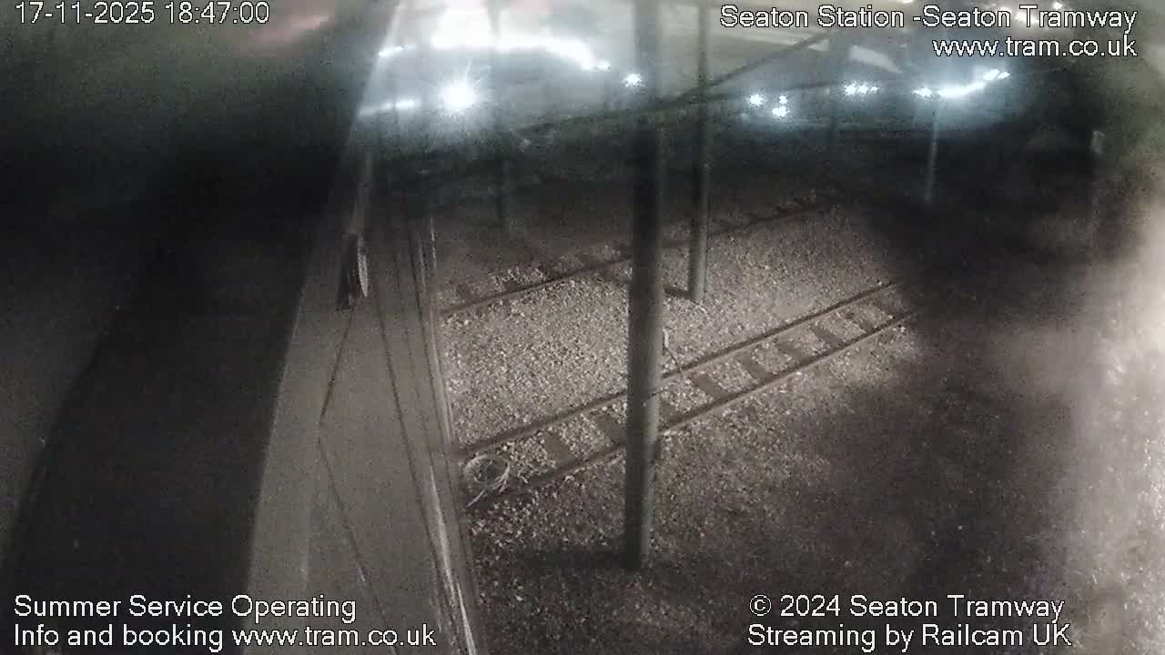 Seaton Tramway  Station Live Cam - East Devon, Devon, South West, England, United Kingdom
