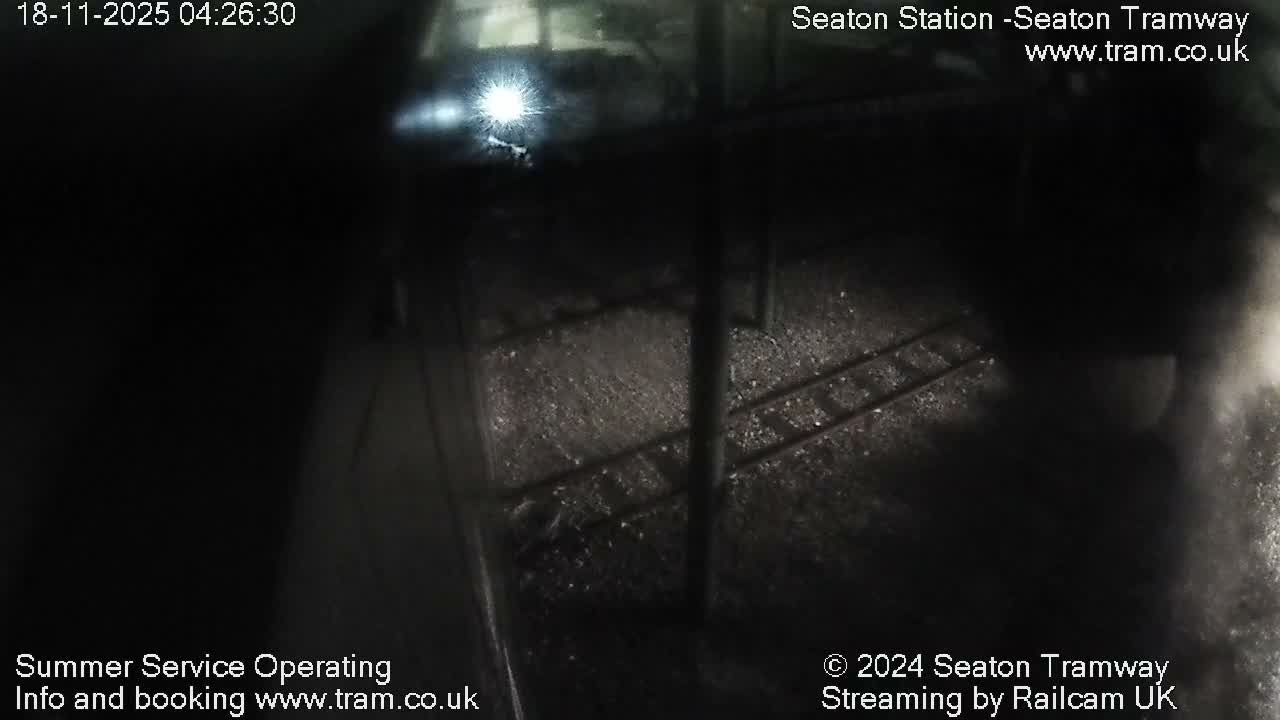 Seaton Tramway  Station Live Cam - East Devon, Devon, South West, England, United Kingdom