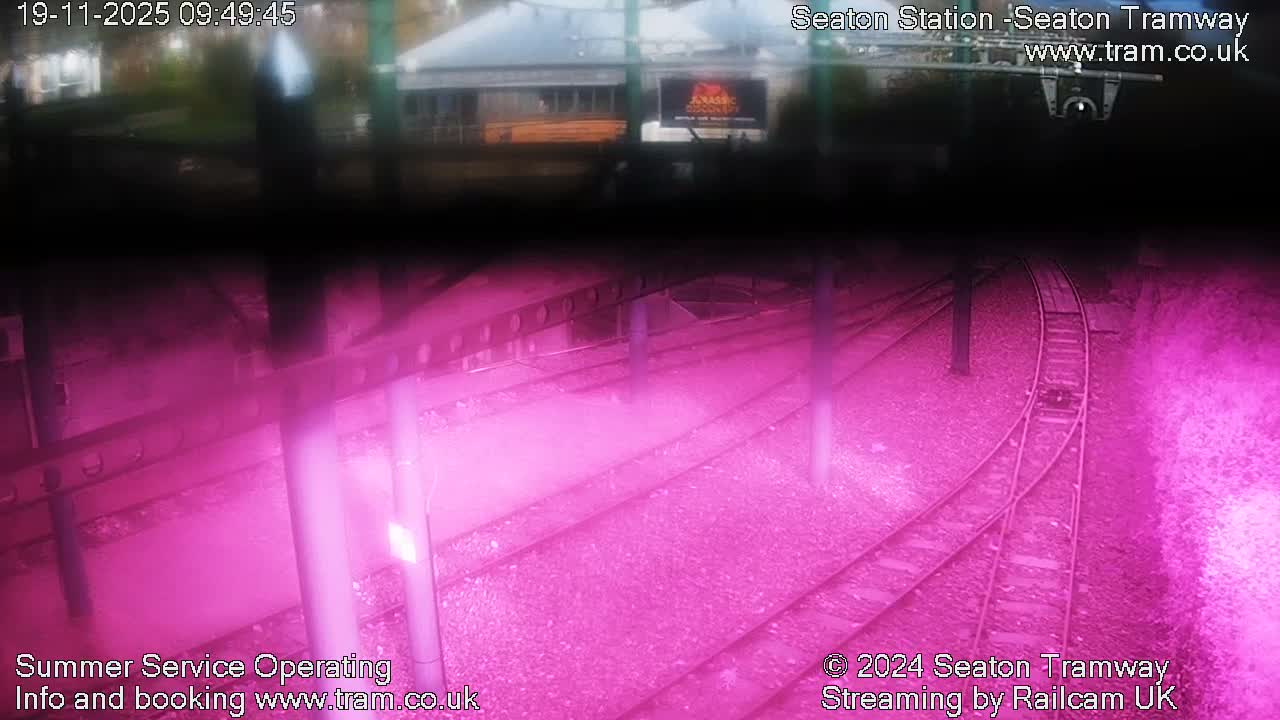 Seaton Tramway  Station Live Cam - East Devon, Devon, South West, England, United Kingdom