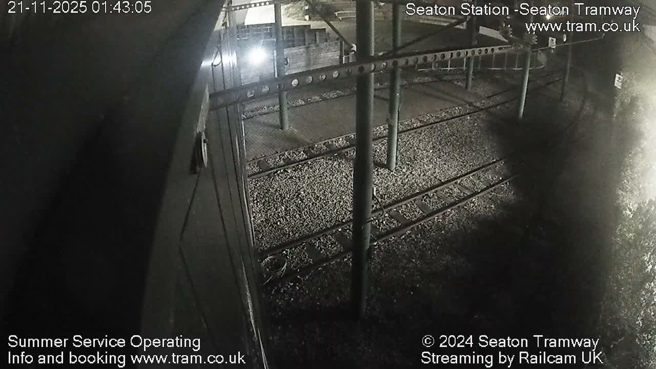 Seaton Tramway  Station Live Cam - East Devon, Devon, South West, England, United Kingdom