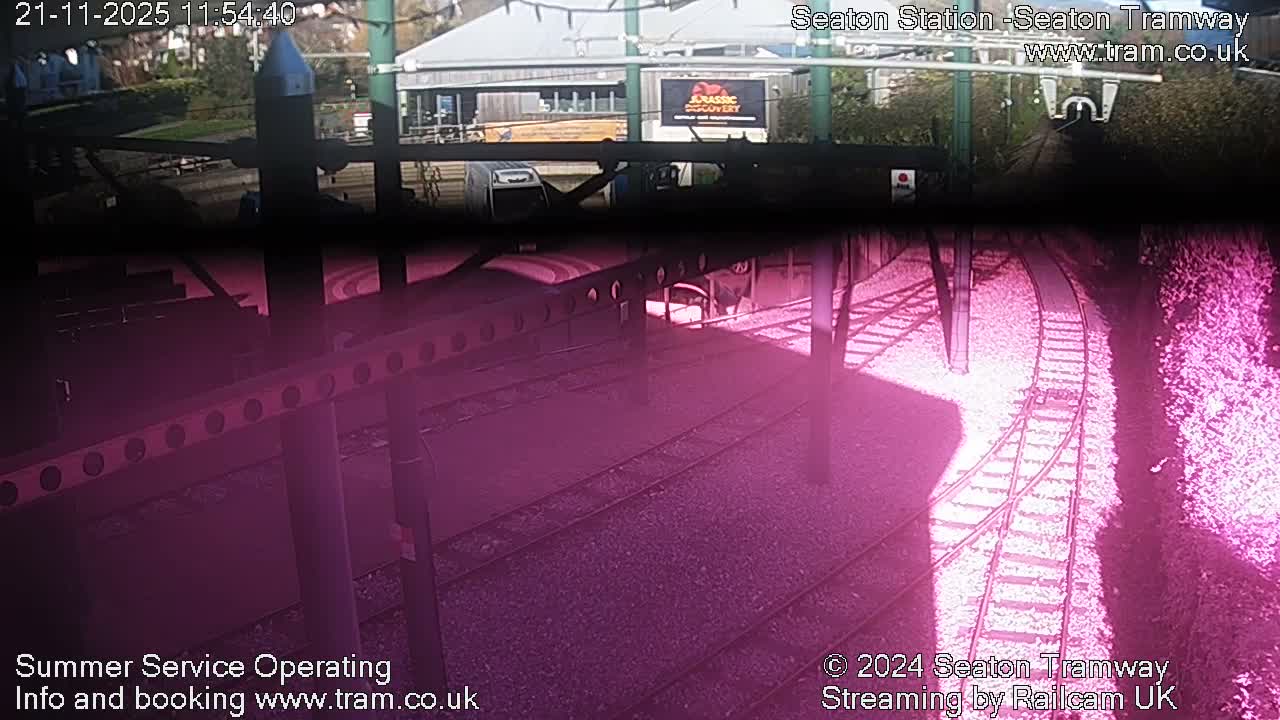 Seaton Tramway  Station Live Cam - East Devon, Devon, South West, England, United Kingdom