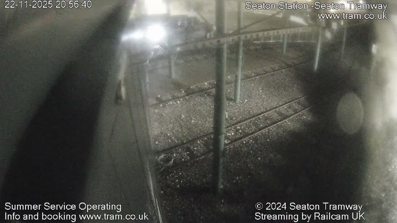 Seaton Tramway  Station Live Cam - East Devon, Devon, South West, England, United Kingdom
