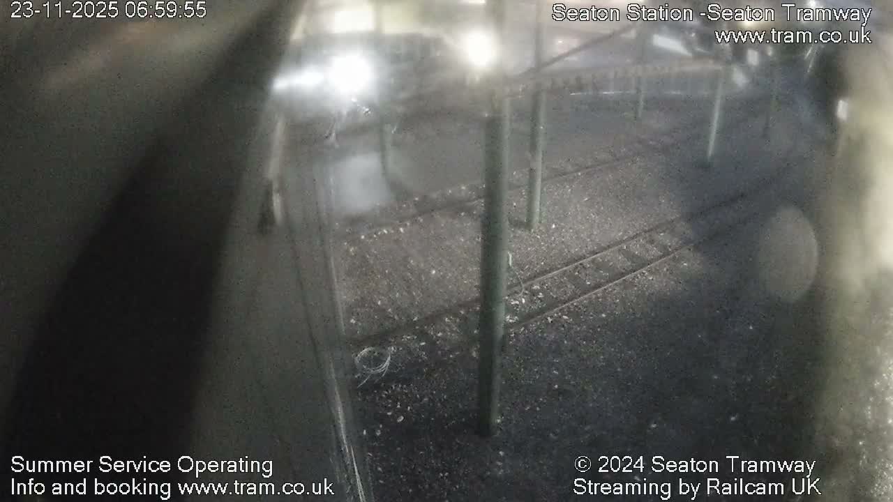 Seaton Tramway  Station Live Cam - East Devon, Devon, South West, England, United Kingdom