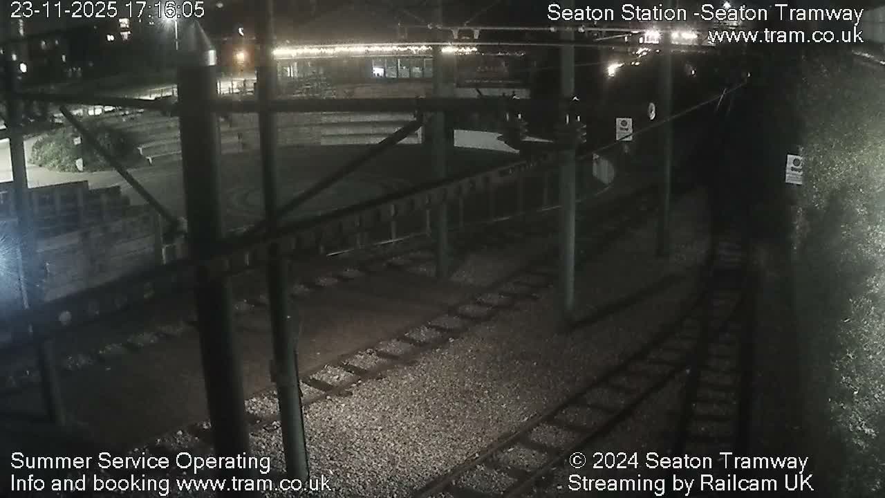 Seaton Tramway  Station Live Cam - East Devon, Devon, South West, England, United Kingdom