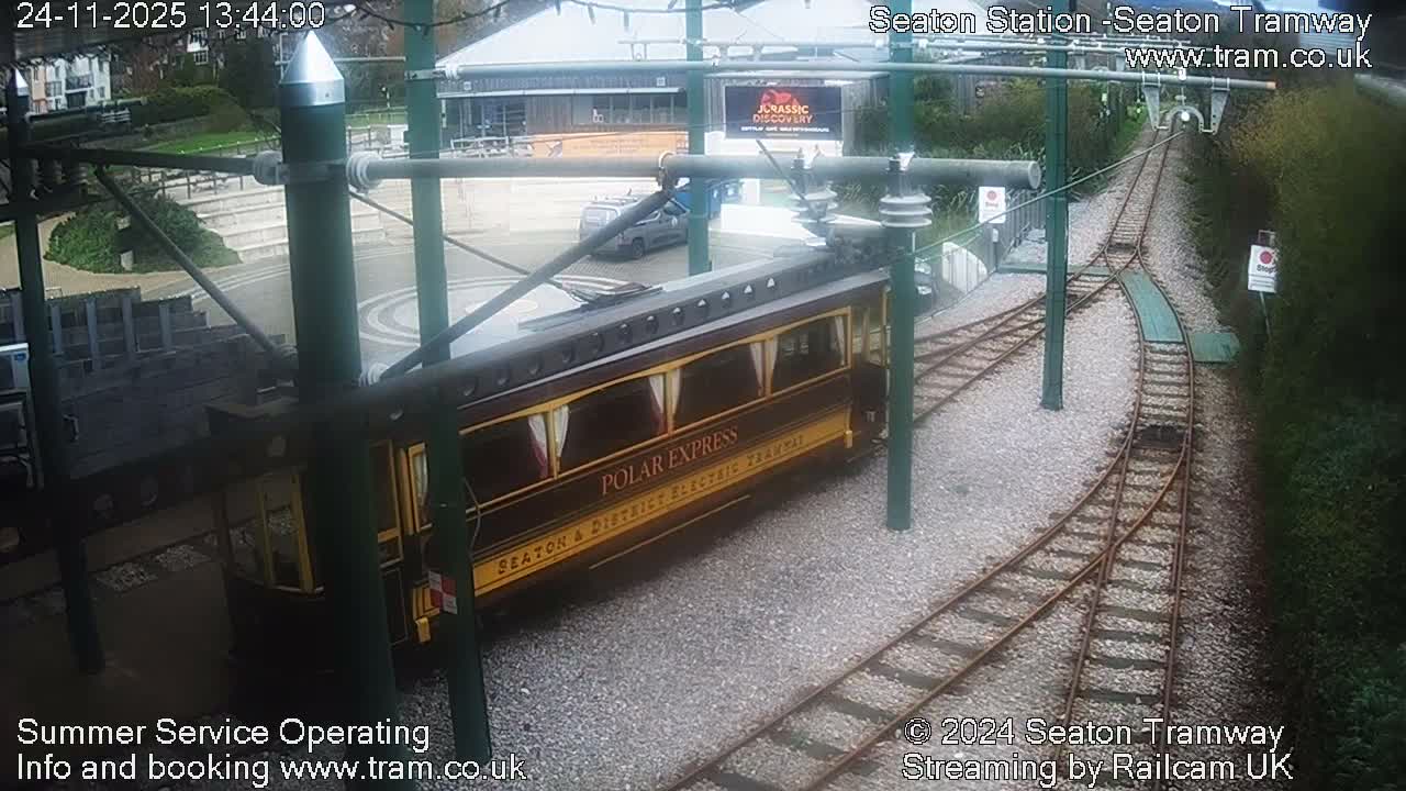 Seaton Tramway  Station Live Cam - East Devon, Devon, South West, England, United Kingdom