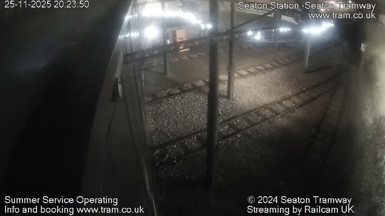 Seaton Tramway  Station Live Cam - East Devon, Devon, South West, England, United Kingdom