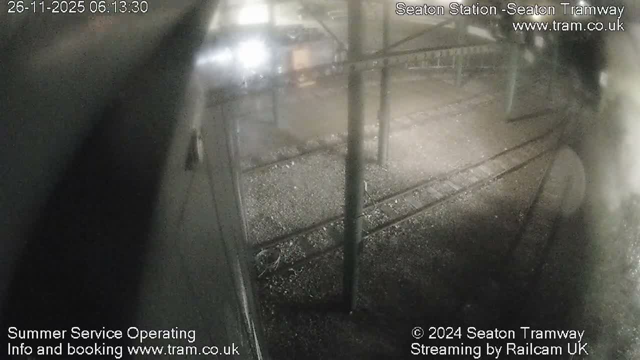 Seaton Tramway  Station Live Cam - East Devon, Devon, South West, England, United Kingdom