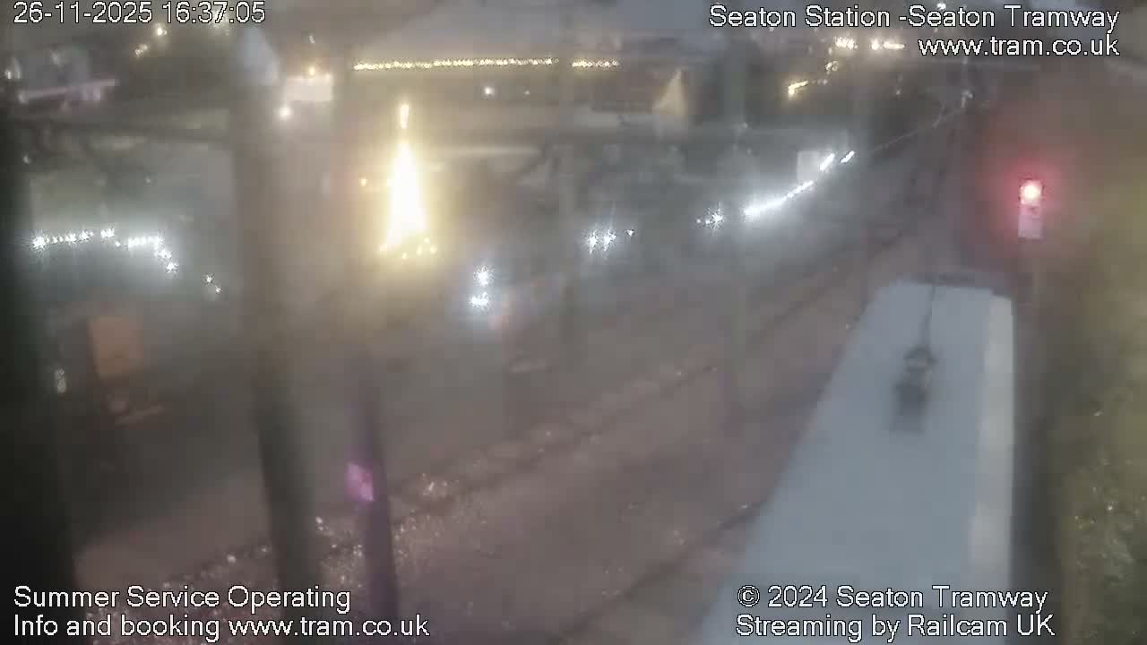 Seaton Tramway  Station Live Cam - East Devon, Devon, South West, England, United Kingdom