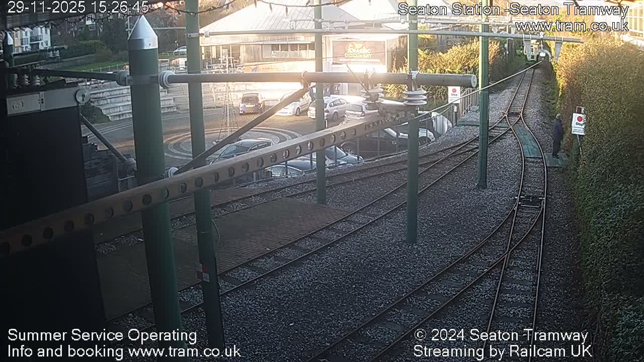 Seaton Tramway  Station Live Cam - East Devon, Devon, South West, England, United Kingdom