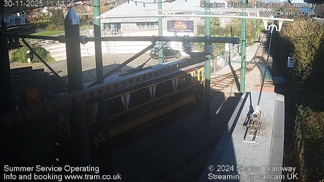 Seaton Tramway  Station Live Cam - East Devon, Devon, South West, England, United Kingdom