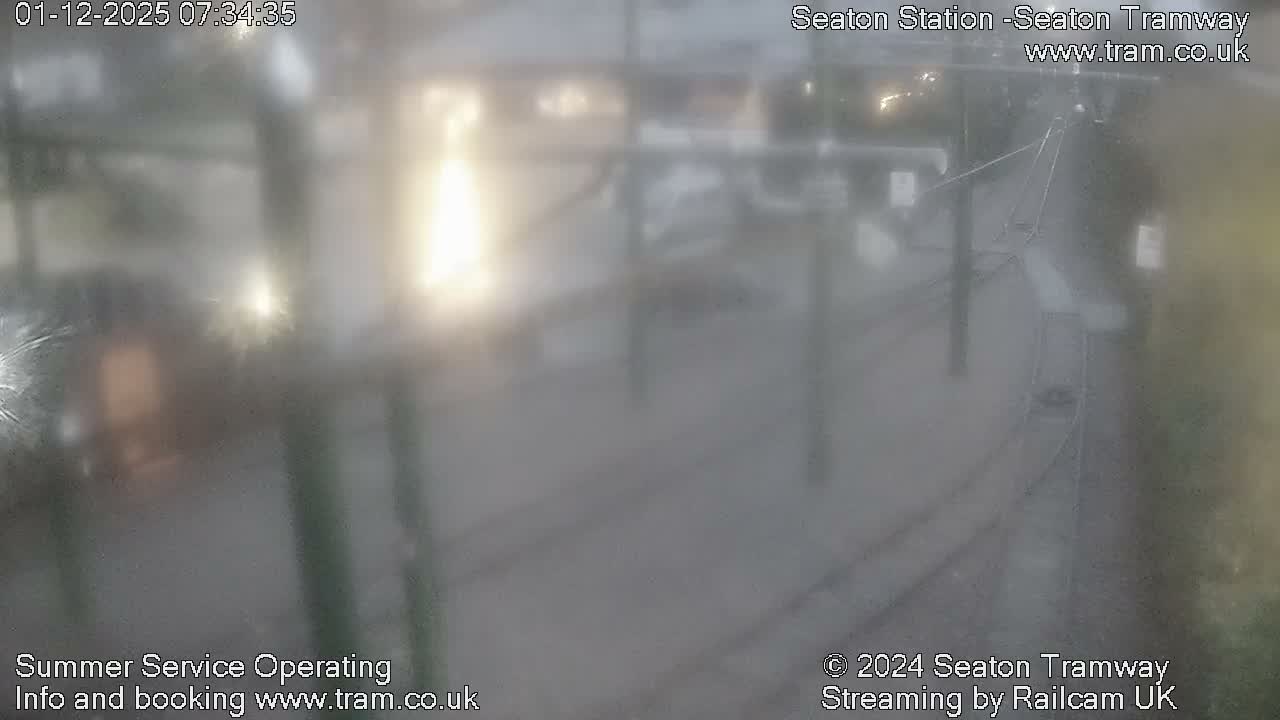Seaton Tramway  Station Live Cam - East Devon, Devon, South West, England, United Kingdom