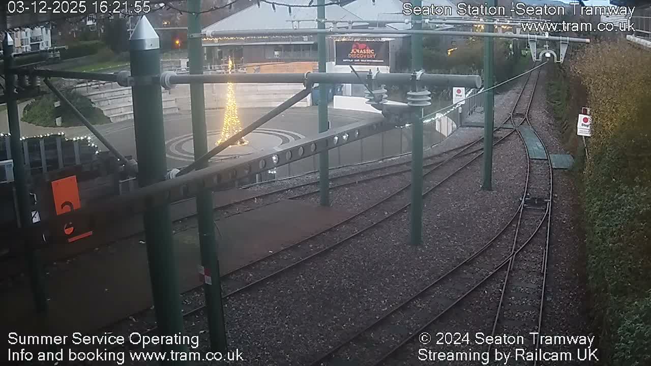 Seaton Tramway  Station Live Cam - East Devon, Devon, South West, England, United Kingdom
