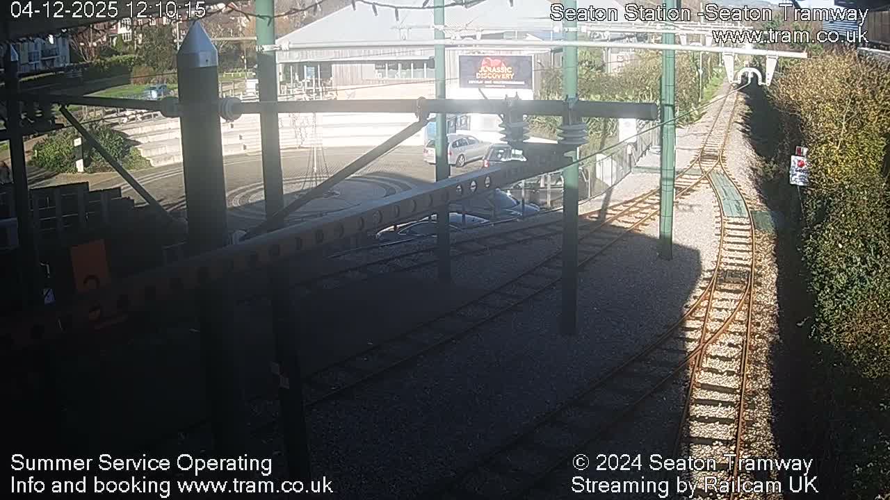Seaton Tramway  Station Live Cam - East Devon, Devon, South West, England, United Kingdom