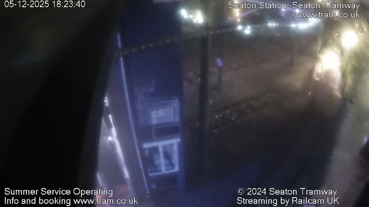 Seaton Tramway  Station Live Cam - East Devon, Devon, South West, England, United Kingdom