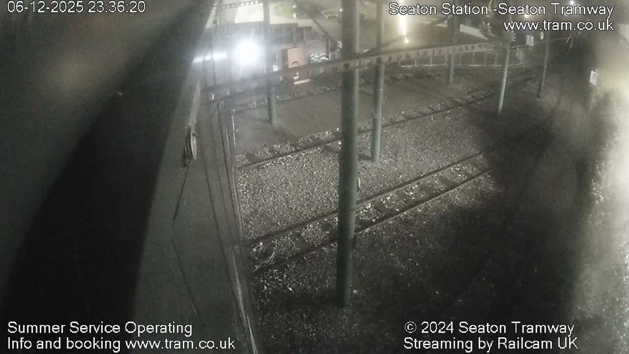 Seaton Tramway  Station Live Cam - East Devon, Devon, South West, England, United Kingdom