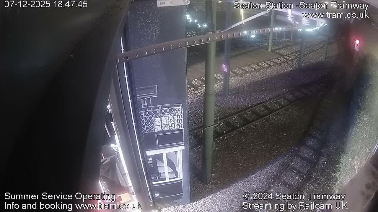 Seaton Tramway  Station Live Cam - East Devon, Devon, South West, England, United Kingdom
