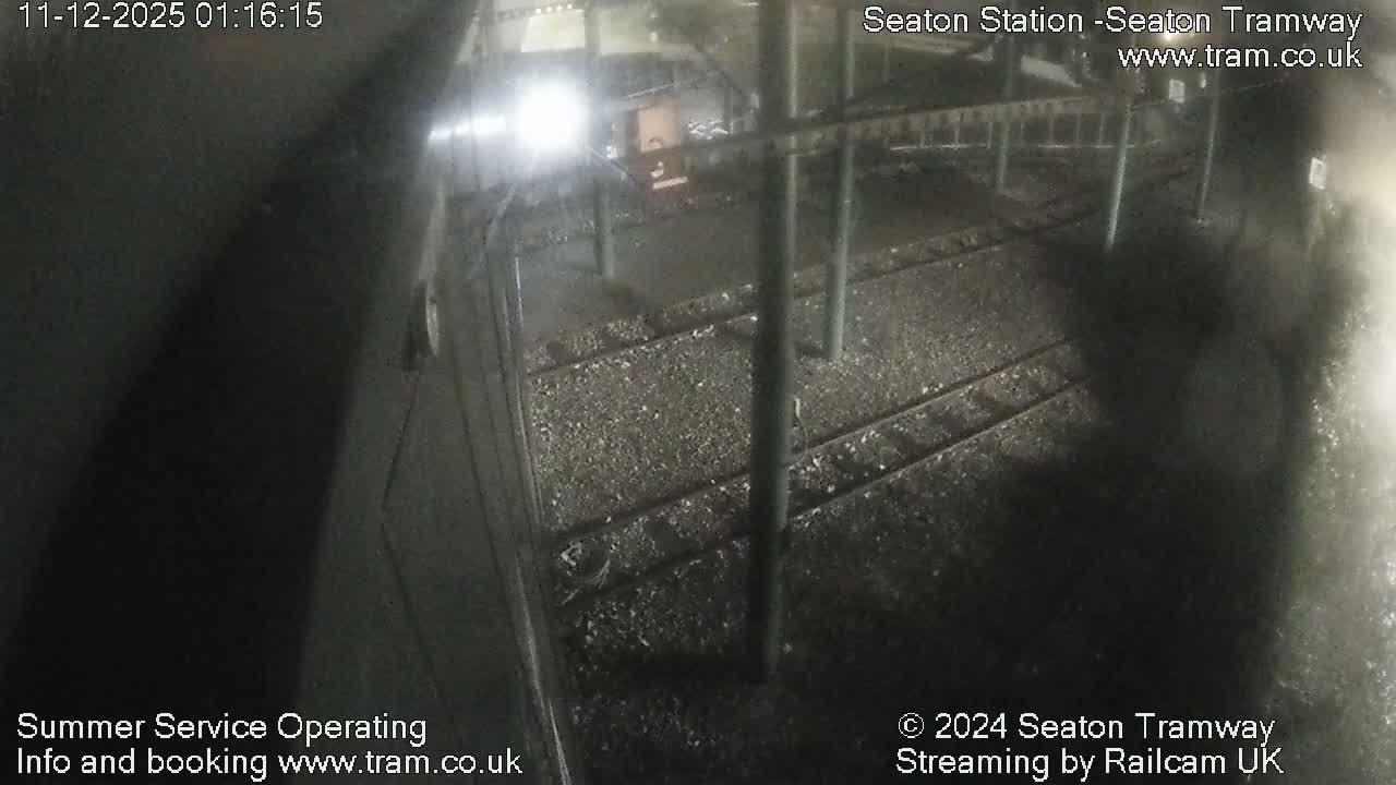Seaton Tramway  Station Live Cam - East Devon, Devon, South West, England, United Kingdom