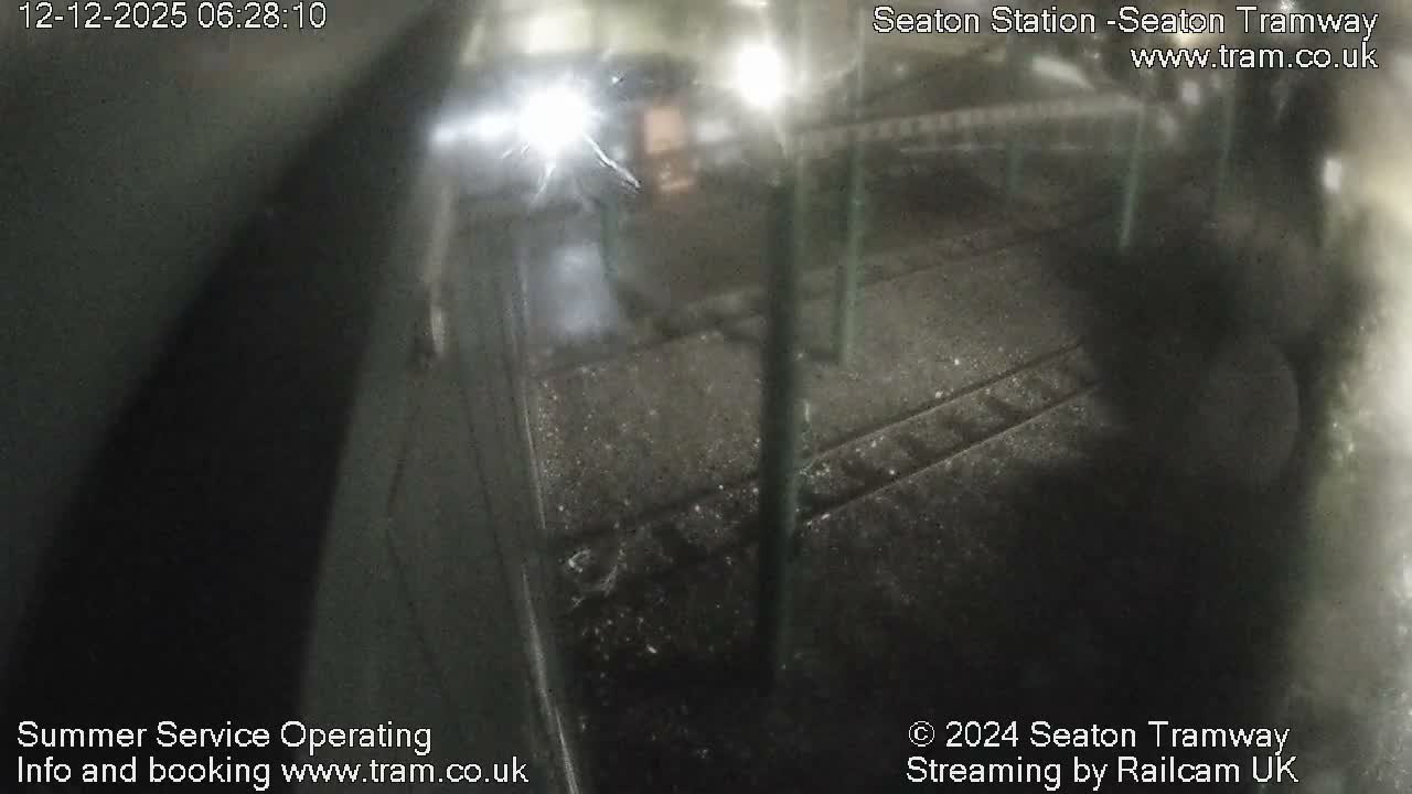 Seaton Tramway  Station Live Cam - East Devon, Devon, South West, England, United Kingdom