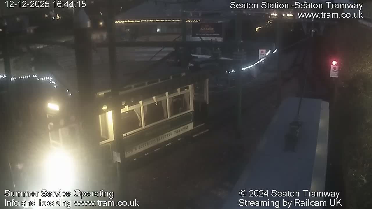 Seaton Tramway  Station Live Cam - East Devon, Devon, South West, England, United Kingdom