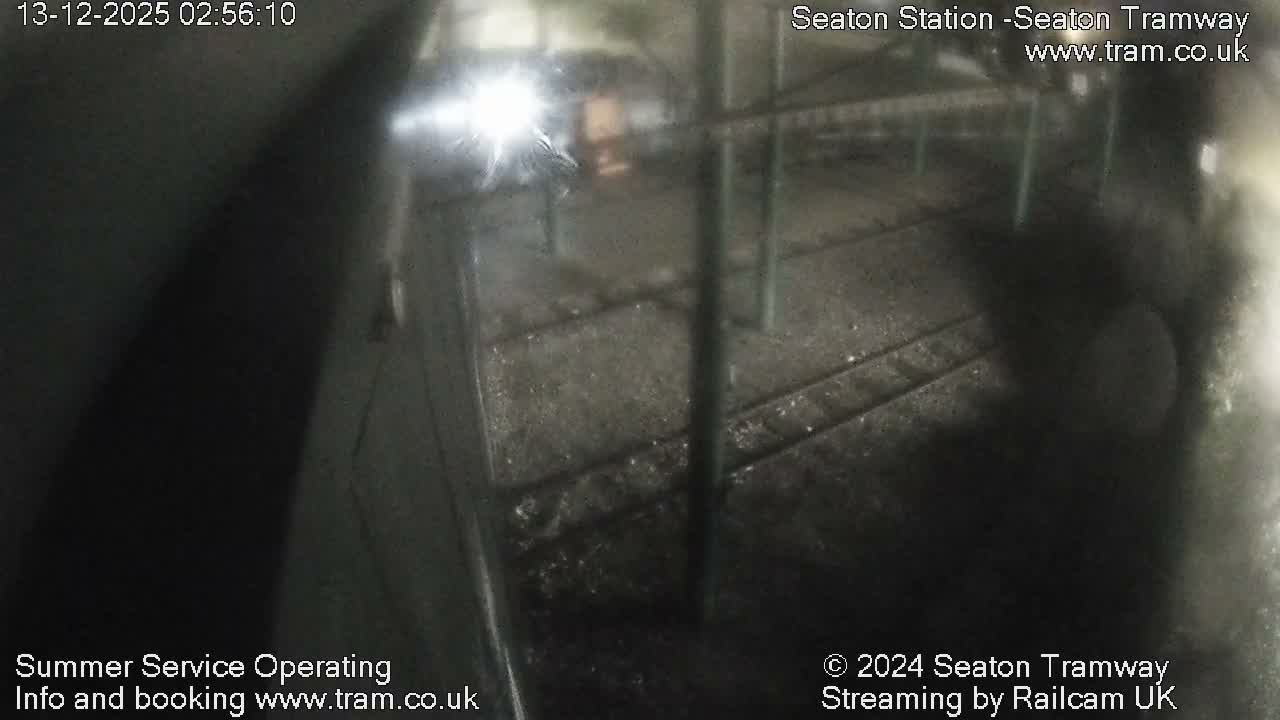 Seaton Tramway  Station Live Cam - East Devon, Devon, South West, England, United Kingdom
