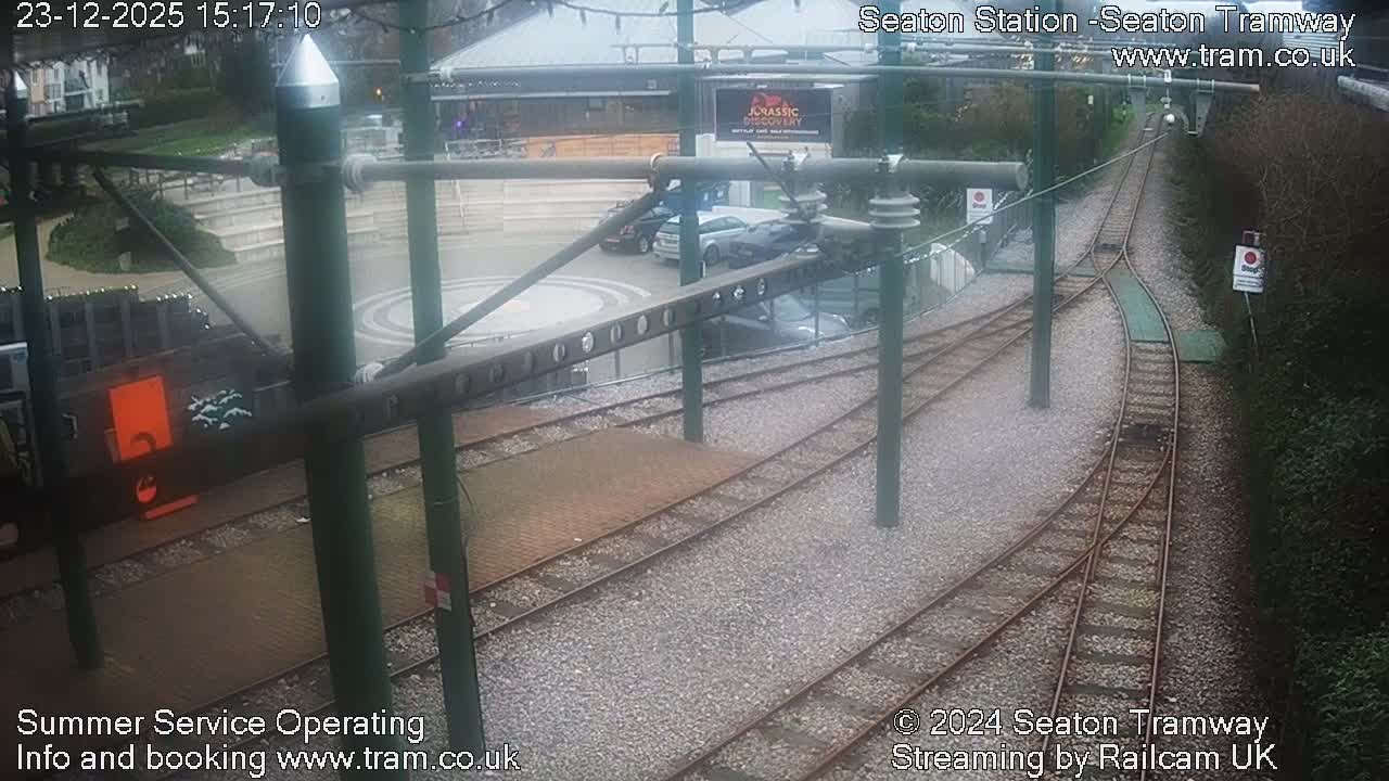 Seaton Tramway  Station Live Cam - East Devon, Devon, South West, England, United Kingdom