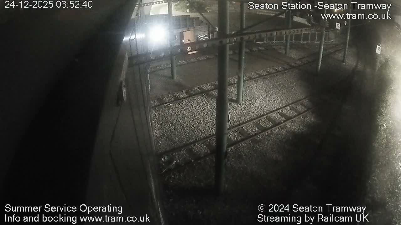 Seaton Tramway  Station Live Cam - East Devon, Devon, South West, England, United Kingdom