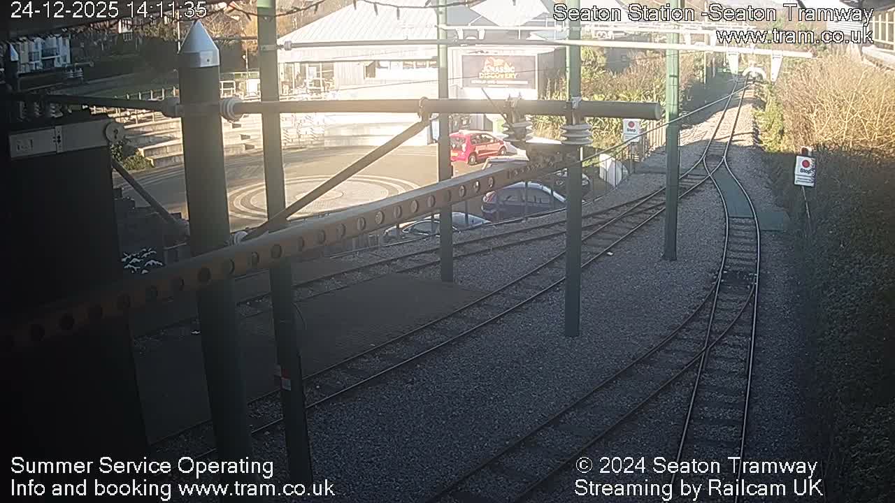 Seaton Tramway  Station Live Cam - East Devon, Devon, South West, England, United Kingdom