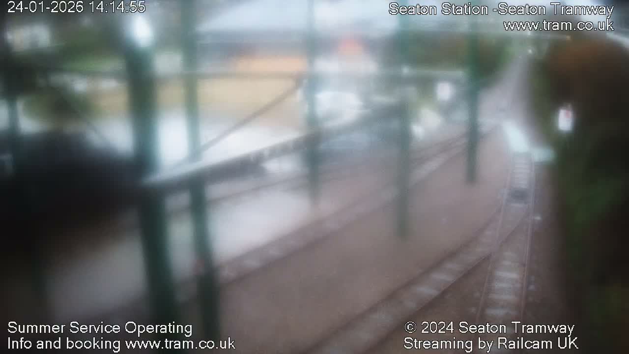 Seaton Tramway  Station Live Cam - East Devon, Devon, South West, England, United Kingdom