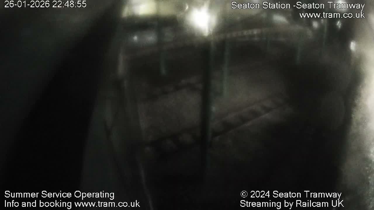 Seaton Tramway  Station Live Cam - East Devon, Devon, South West, England, United Kingdom