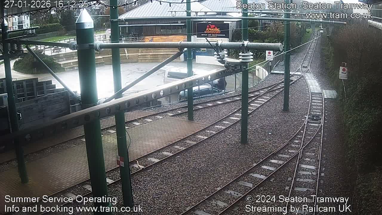 Seaton Tramway  Station Live Cam - East Devon, Devon, South West, England, United Kingdom