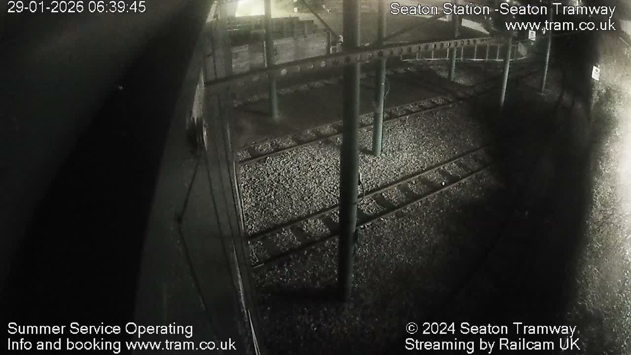 Seaton Tramway  Station Live Cam - East Devon, Devon, South West, England, United Kingdom