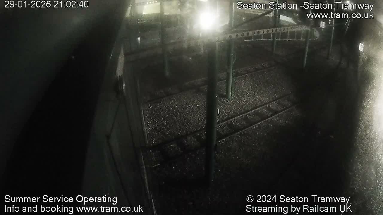 Seaton Tramway  Station Live Cam - East Devon, Devon, South West, England, United Kingdom