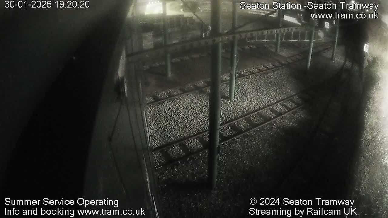 Seaton Tramway  Station Live Cam - East Devon, Devon, South West, England, United Kingdom