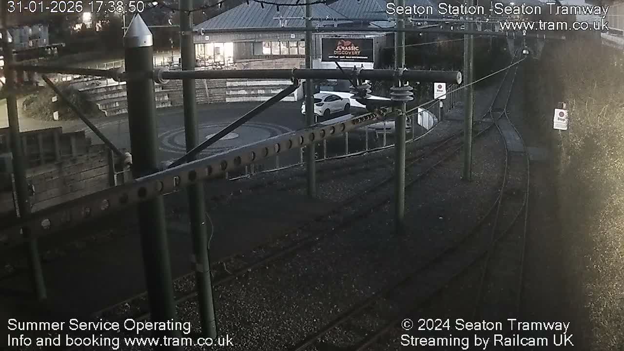 Seaton Tramway  Station Live Cam - East Devon, Devon, South West, England, United Kingdom