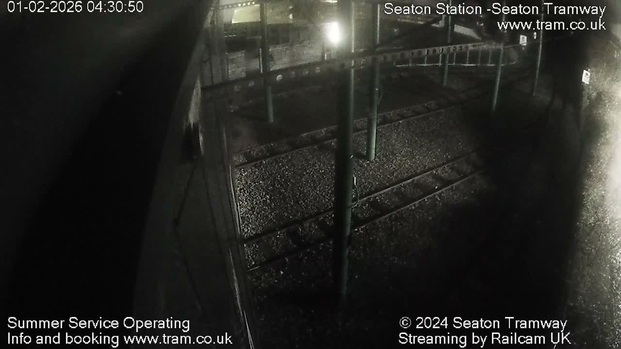 Seaton Tramway  Station Live Cam - East Devon, Devon, South West, England, United Kingdom