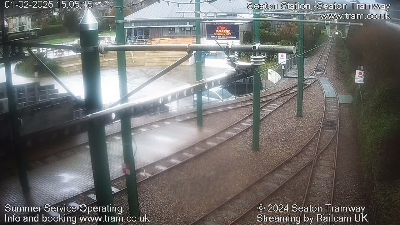 Seaton Tramway  Station Live Cam - East Devon, Devon, South West, England, United Kingdom