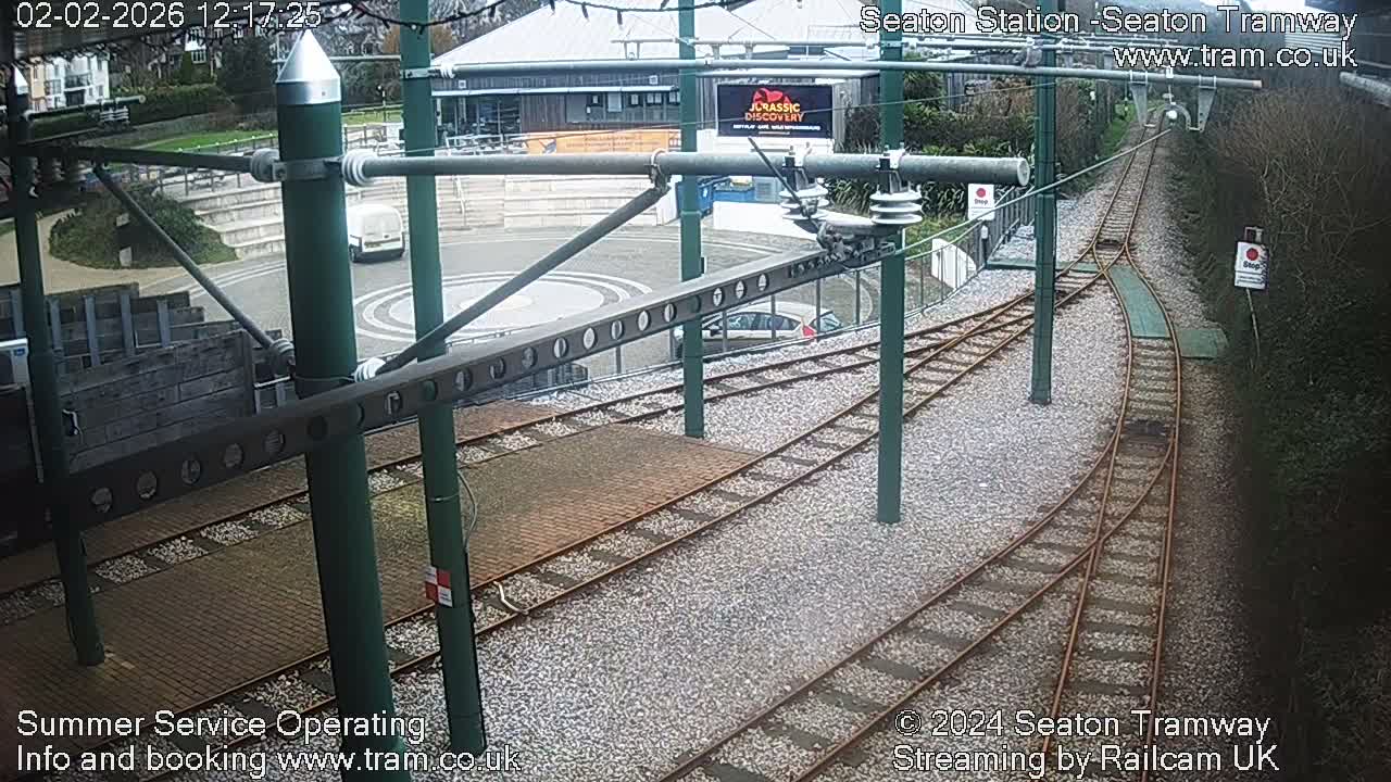 Seaton Tramway  Station Live Cam - East Devon, Devon, South West, England, United Kingdom