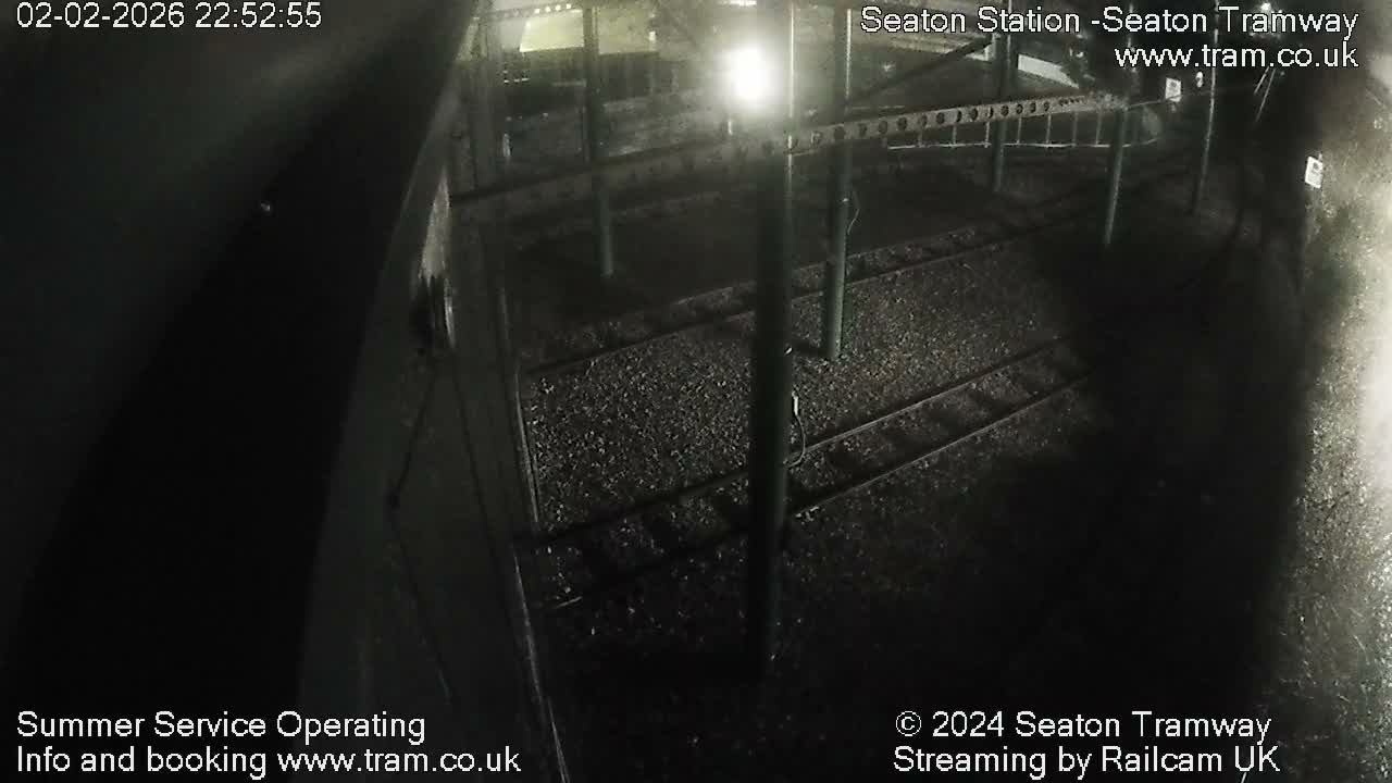 Seaton Tramway  Station Live Cam - East Devon, Devon, South West, England, United Kingdom