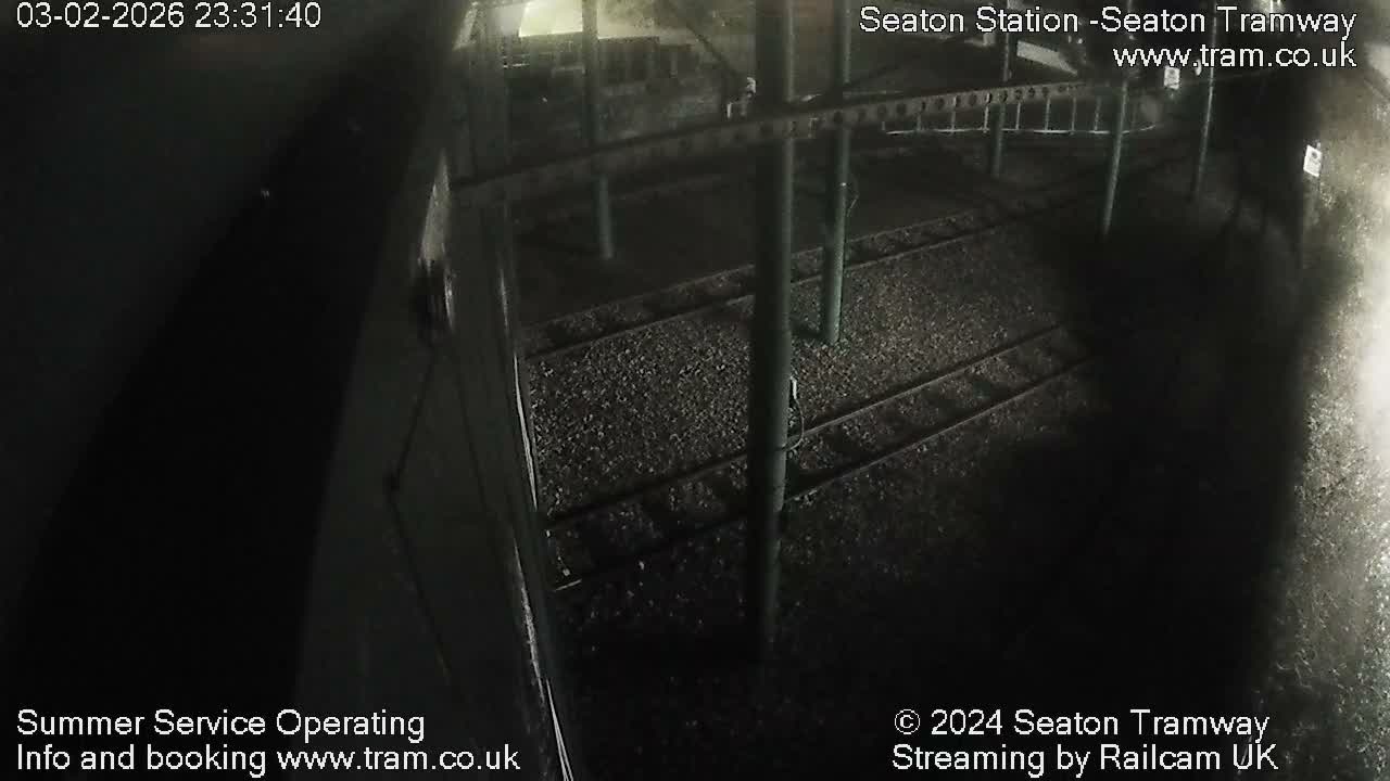 Seaton Tramway  Station Live Cam - East Devon, Devon, South West, England, United Kingdom