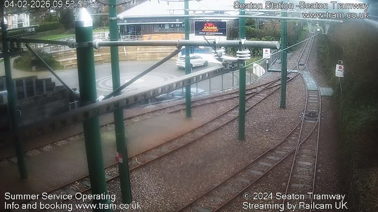 Seaton Tramway  Station Live Cam - East Devon, Devon, South West, England, United Kingdom