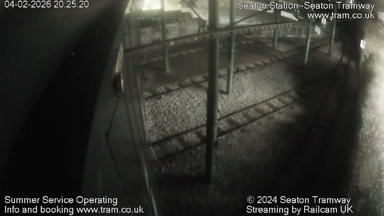 Seaton Tramway  Station Live Cam - East Devon, Devon, South West, England, United Kingdom